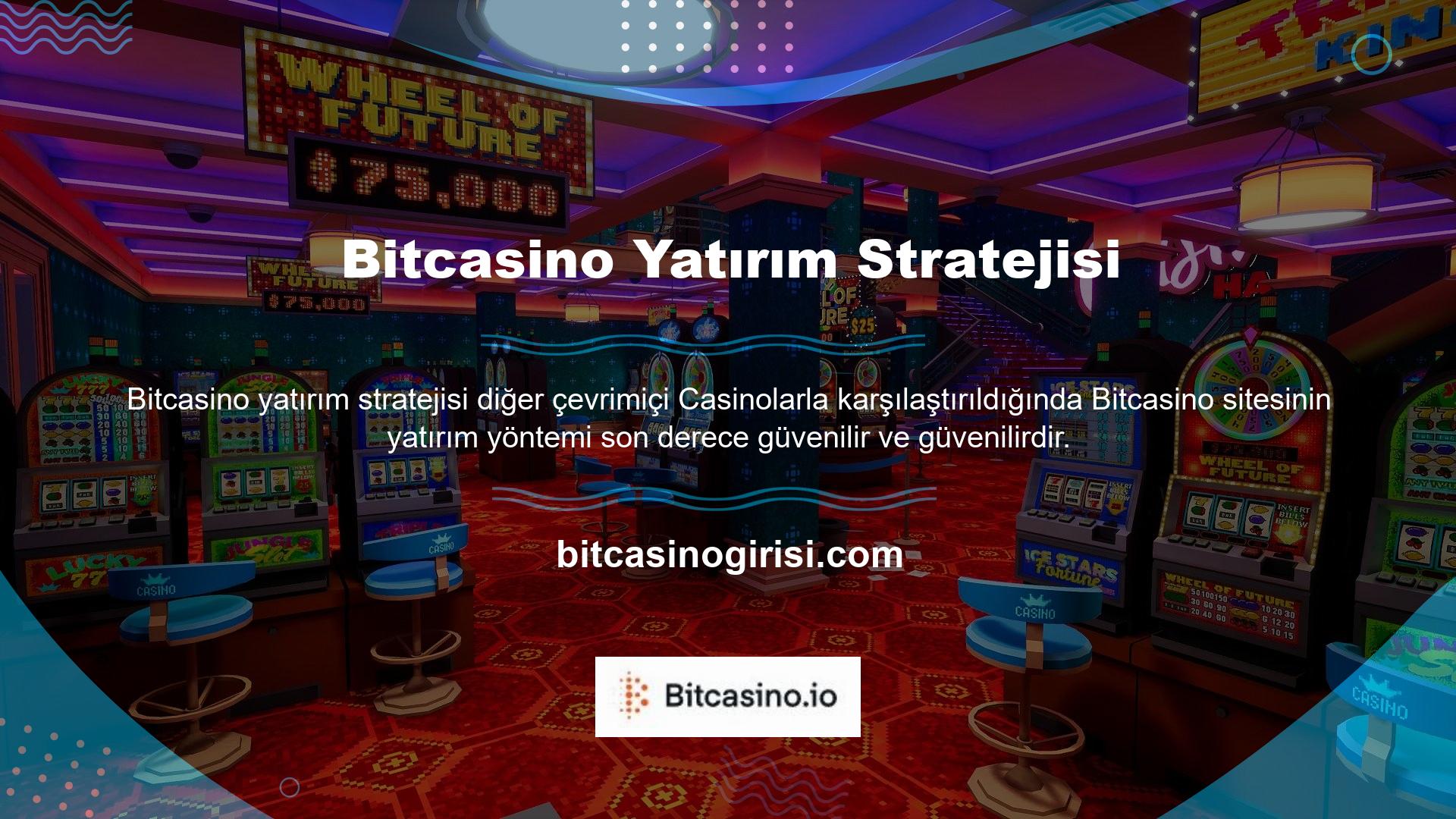 Bitcasino çevrimiçi Casino siteleri, kullanıcıların hemen hemen her türlü yolu kullanarak para yatırmasına ve çekmesine olanak tanır